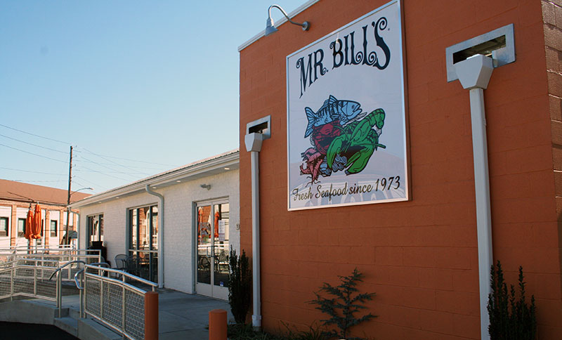 exterior of Mr. Bill's lancaster location