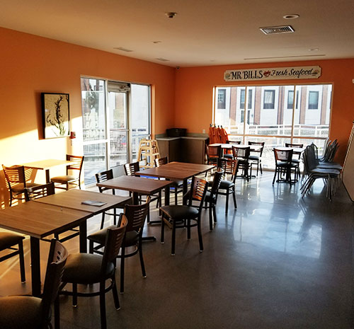 interior photo of cafe