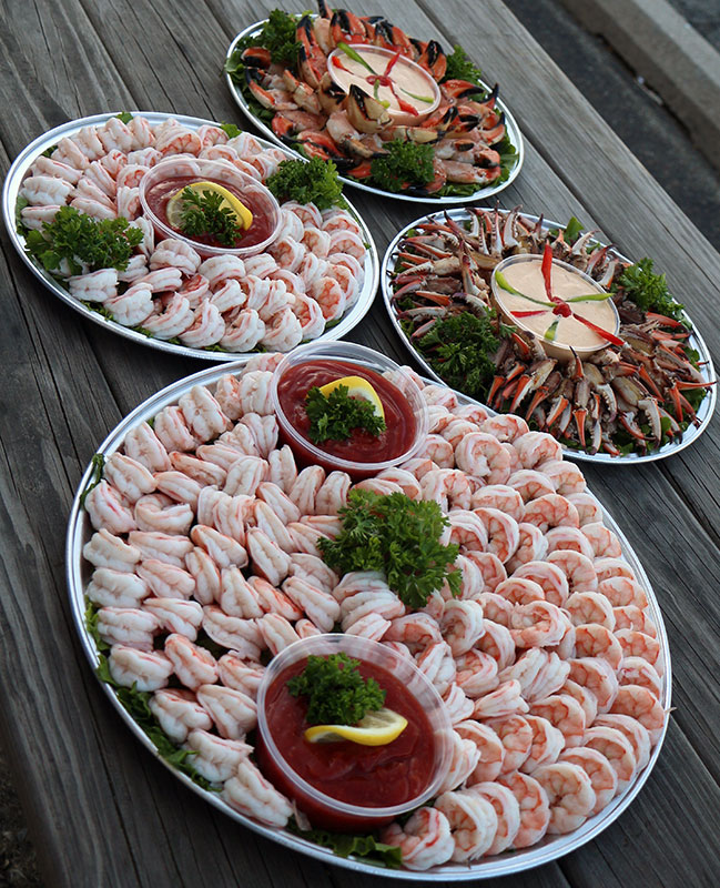 Shrimp party trays